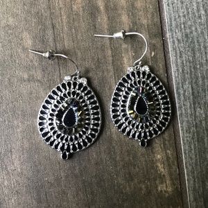 Black & Silver Earrings
